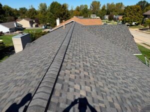 Drone image of new roof