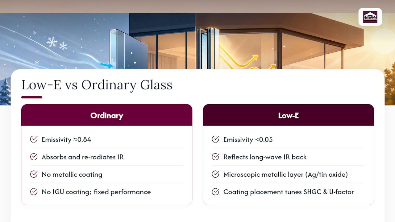 How Does Low-E Glass Actually Block Heat? — overview diagram