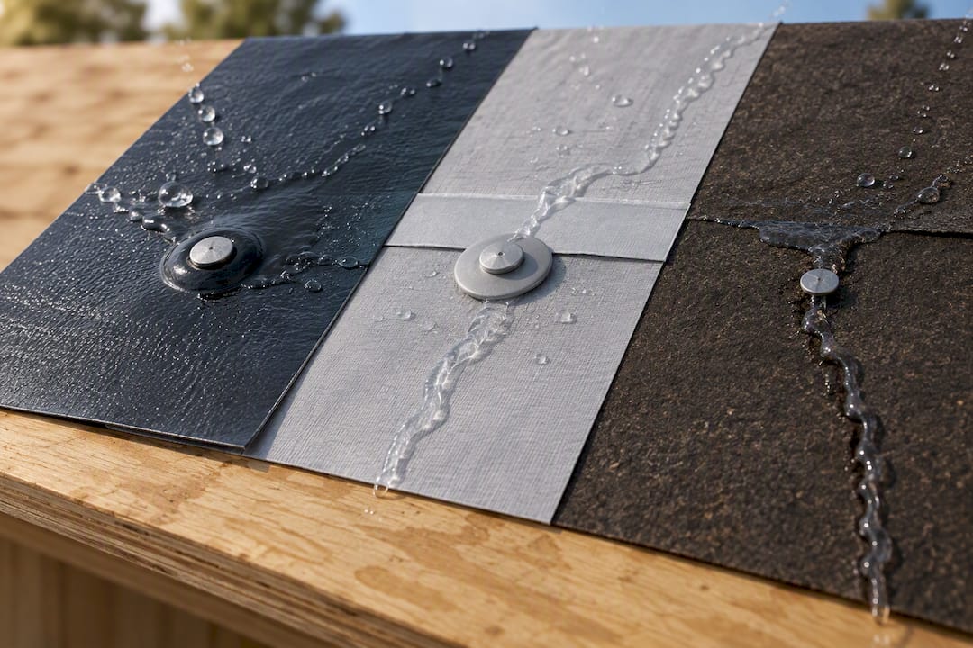 Underlayment sealing around roof fasteners