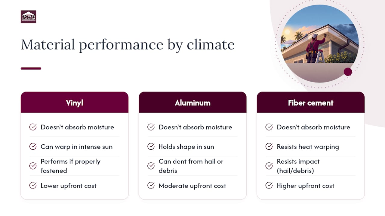 Environmental Considerations for Material Choice and Durability — overview diagram