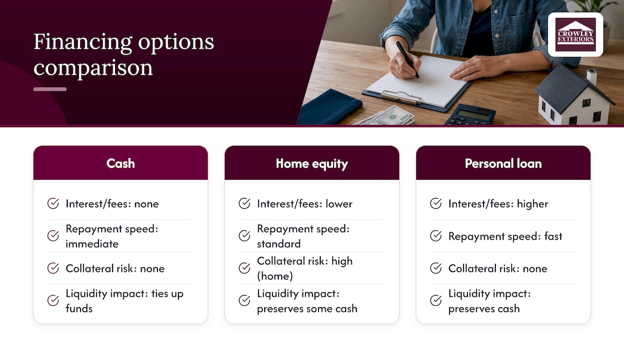 Comparison of home renovation financing options