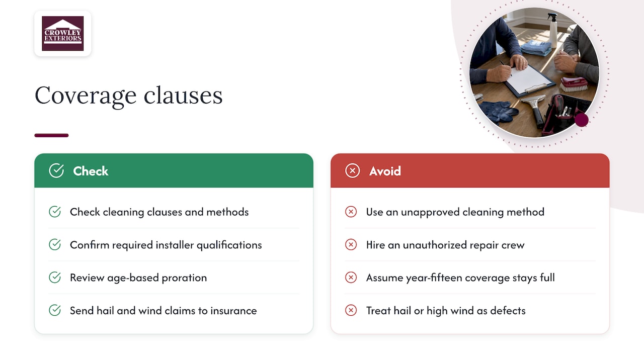 Clauses that quietly void coverage — overview diagram